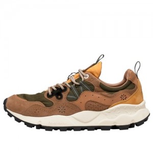 Men's Flower Mountain YAMANO 3 Sneakers Brown | IEHMSYKI