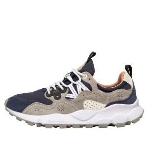 Men's Flower Mountain YAMANO 3 Sneakers Navy / Grey | IEAZHXPU