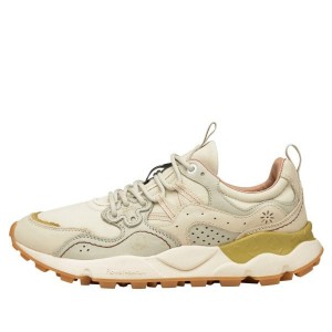 Men's Flower Mountain YAMANO 3 UNI UW Sneakers Beige | IEMYCBTX