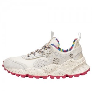 Women's Flower Mountain KOTETSU Sneakers White | IEAHVDBW