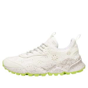 Women's Flower Mountain KOTETSU UNI Sneakers White | IECPIOQF