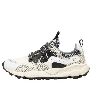 Women's Flower Mountain YAMANO 3 UNI Sneakers White / Black | IESJFVKM