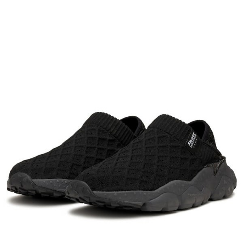 Men's Flower Mountain CAMP Sneakers Black | IEQUTNCE