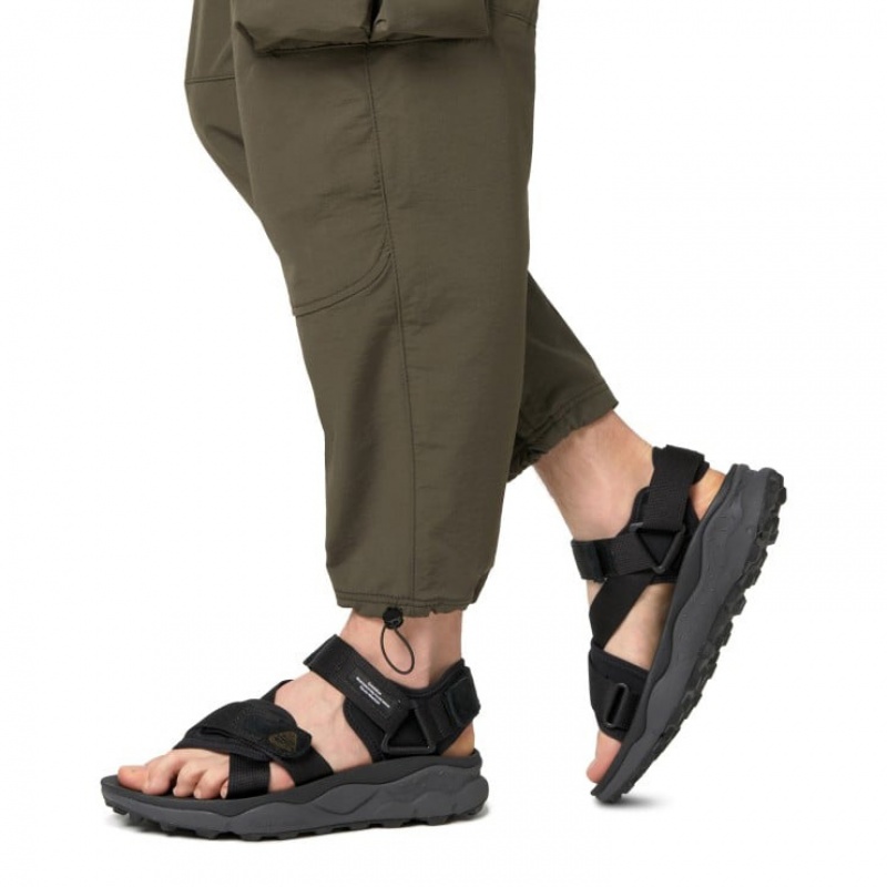 Men's Flower Mountain NAZCA 2 Sandals Black | IELTEJDC