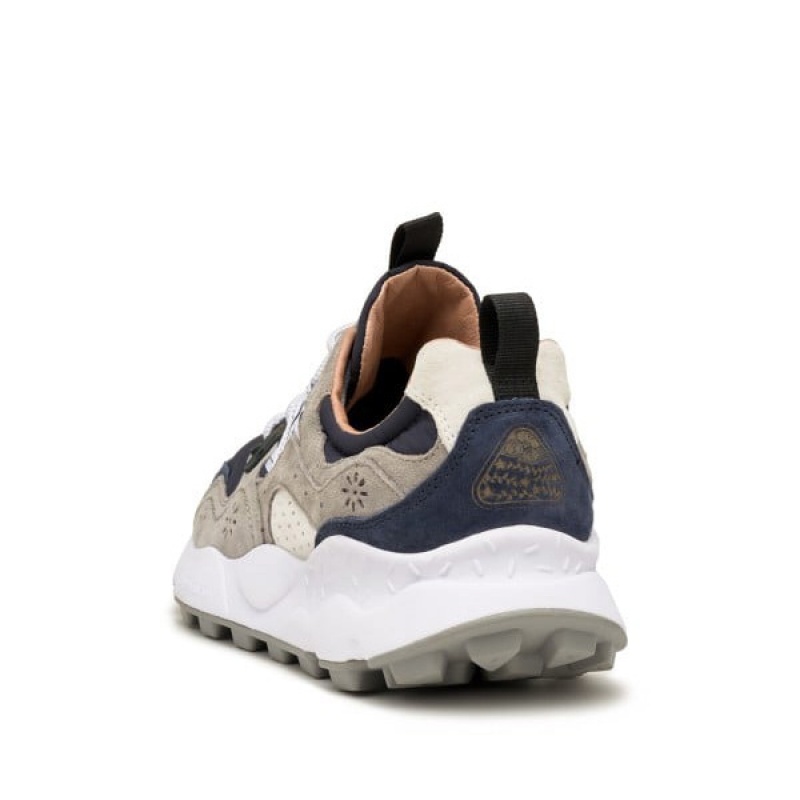 Men's Flower Mountain YAMANO 3 Sneakers Navy / Grey | IEAZHXPU