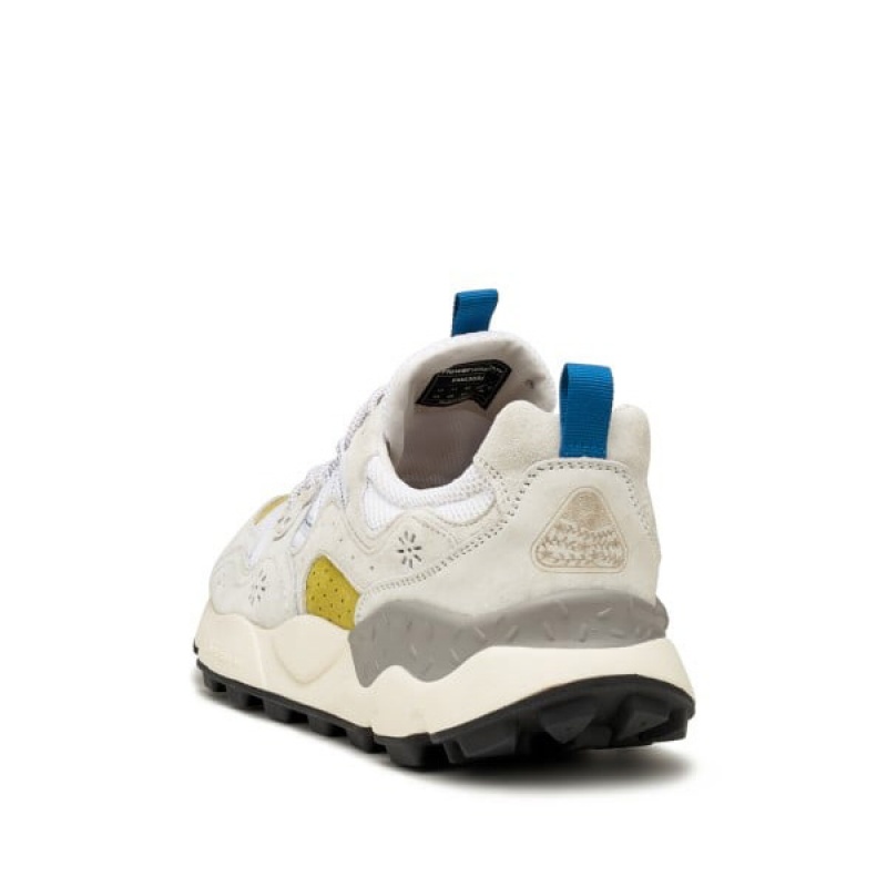 Men's Flower Mountain YAMANO 3 Sneakers White | IEXCSWRM