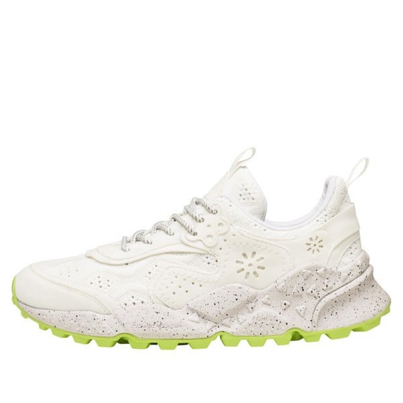 Women\'s Flower Mountain KOTETSU UNI Sneakers White | IECPIOQF