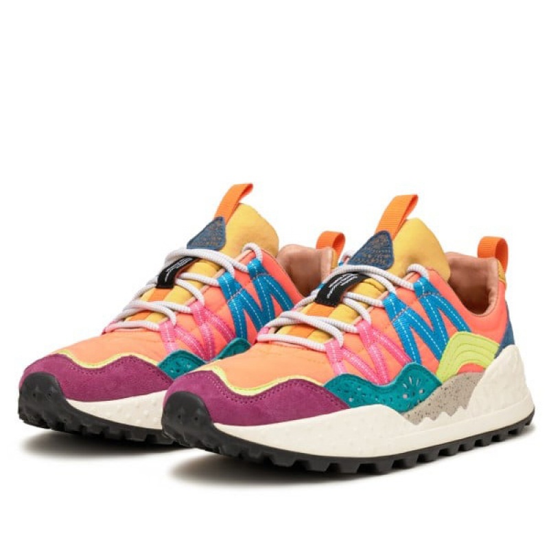 Women's Flower Mountain WASHI Sneakers Multicolor | IEVHGRZE