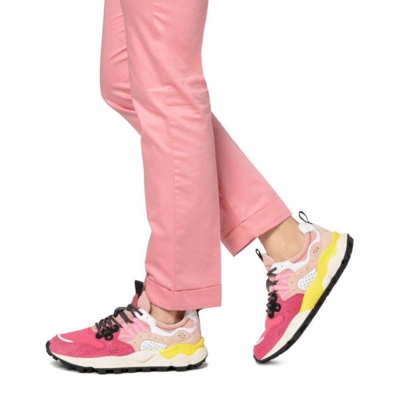 Women's Flower Mountain YAMANO 3 Sneakers Pink | IEYJFARC