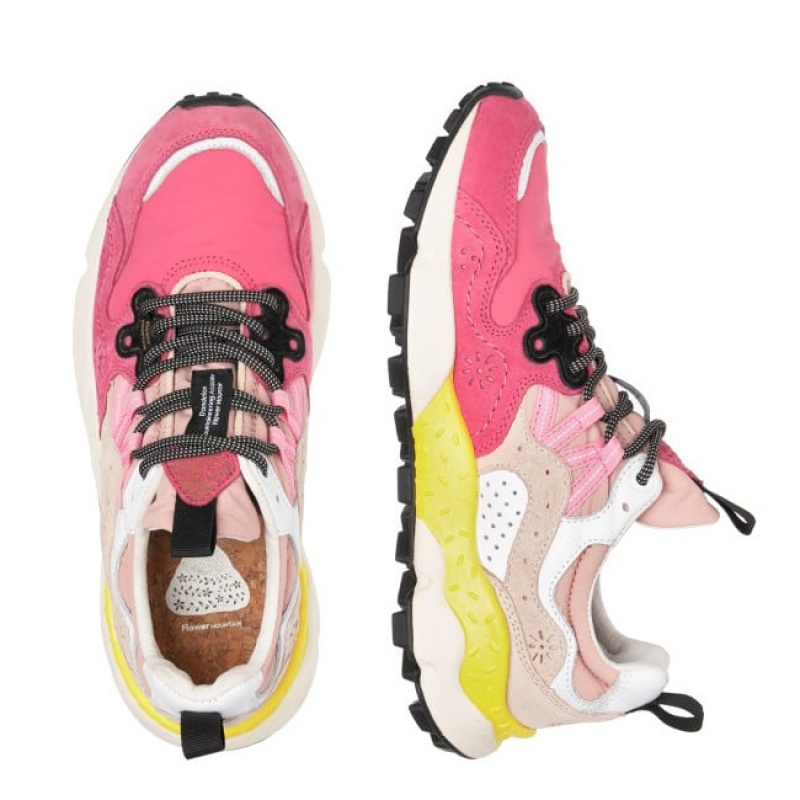 Women's Flower Mountain YAMANO 3 Sneakers Pink | IEYJFARC