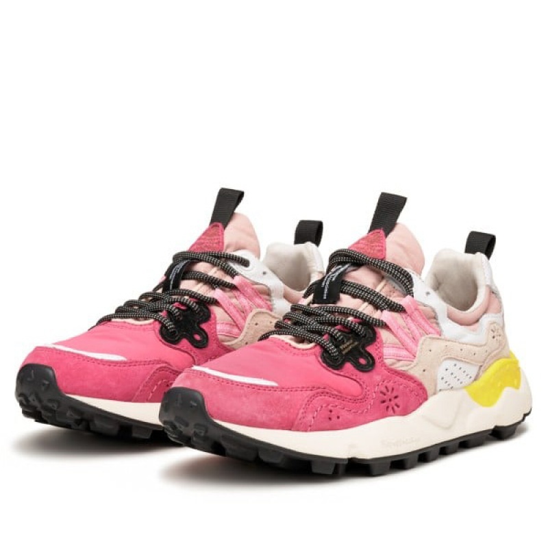 Women's Flower Mountain YAMANO 3 Sneakers Pink | IEYJFARC