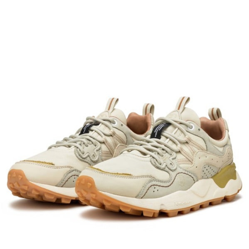 Women's Flower Mountain YAMANO 3 UNI UW Sneakers Beige | IEEZMITD