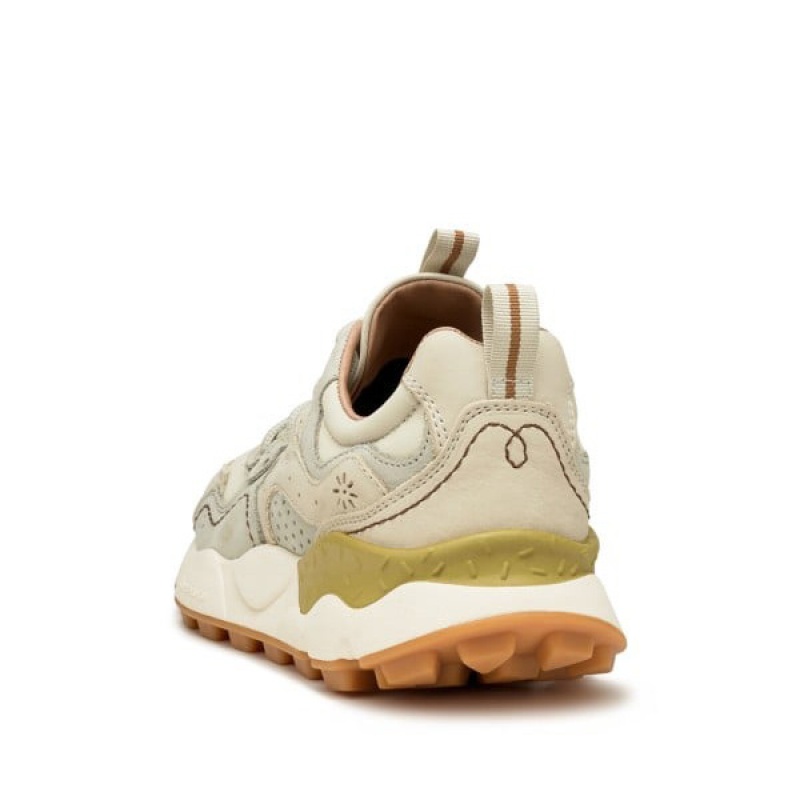 Women's Flower Mountain YAMANO 3 UNI UW Sneakers Beige | IEEZMITD